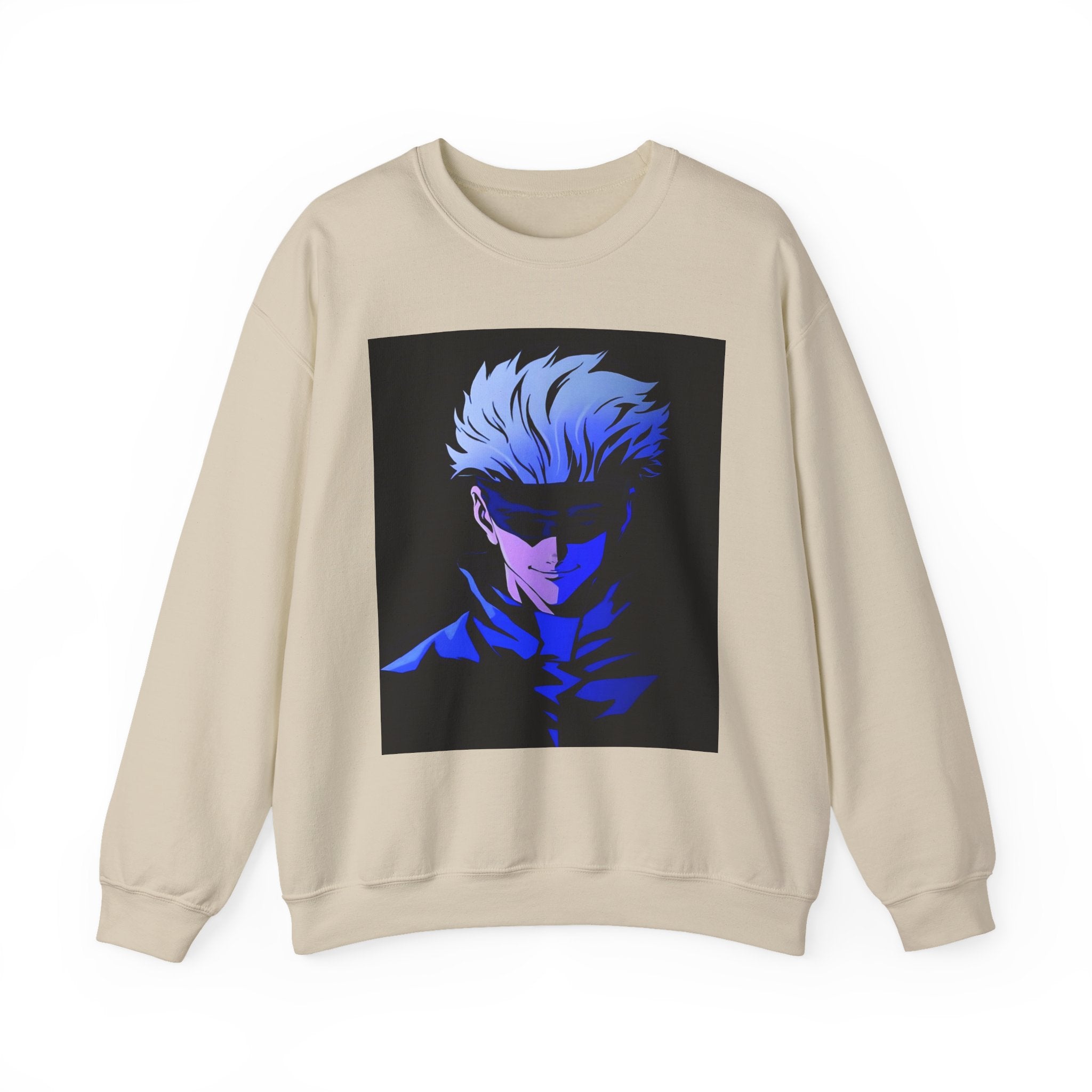 Anime Jujutsu Kaisen Sweatshirt — Blue Midnight Portrait Crewneck