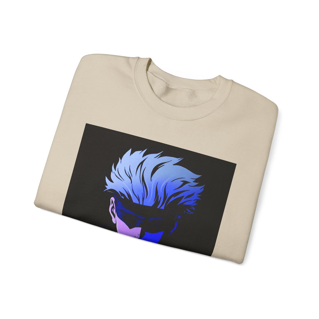 Anime Jujutsu Kaisen Sweatshirt — Blue Midnight Portrait Crewneck