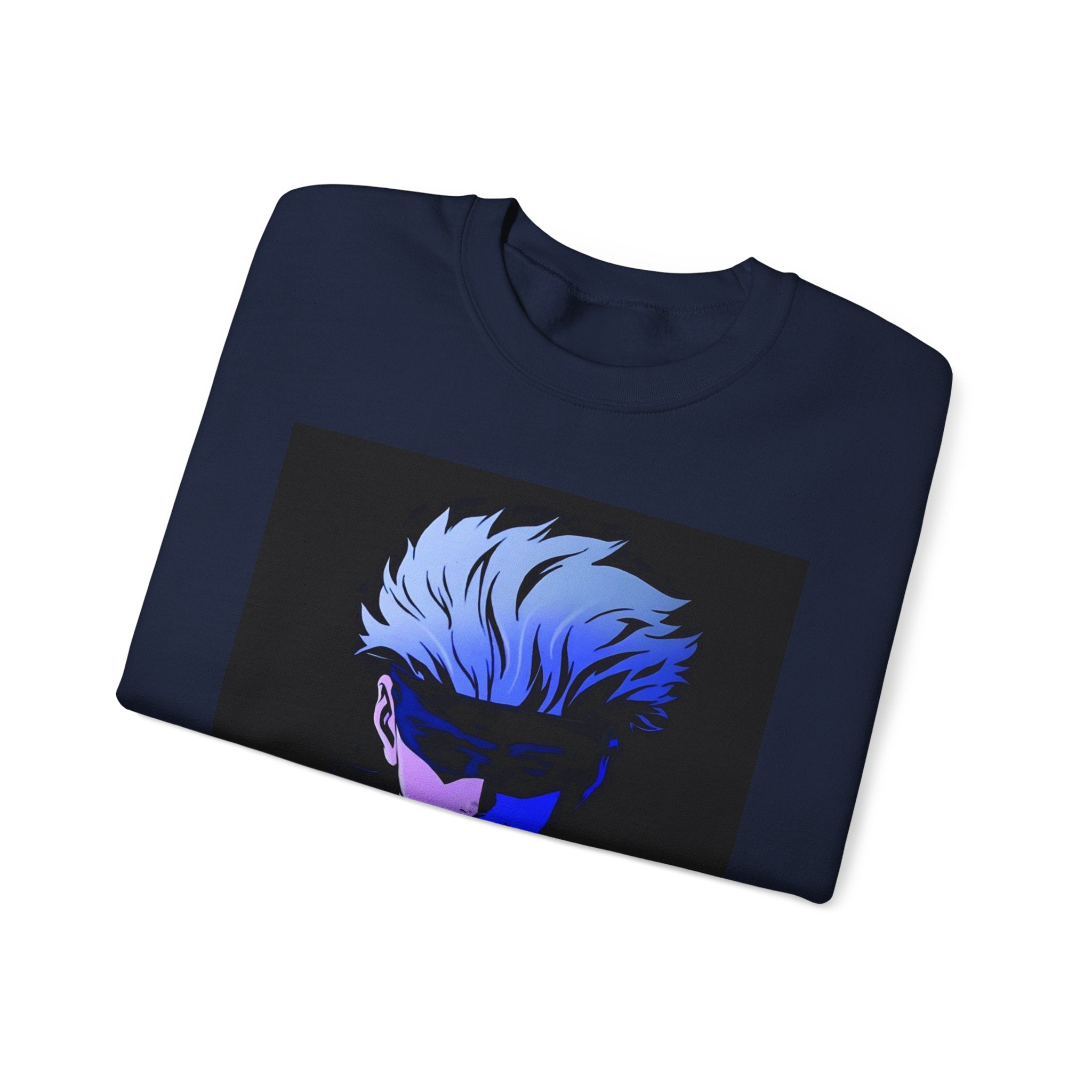 Anime Jujutsu Kaisen Sweatshirt — Blue Midnight Portrait Crewneck