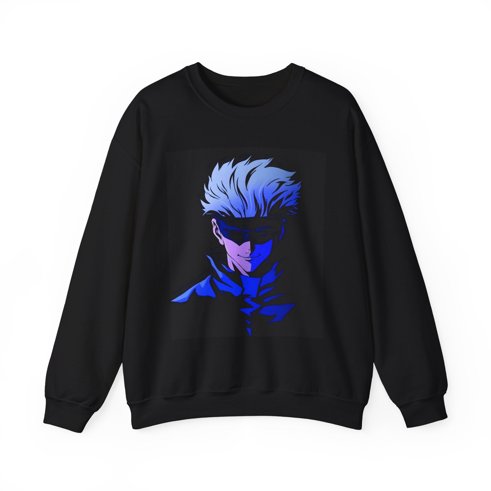 Anime Jujutsu Kaisen Sweatshirt — Blue Midnight Portrait Crewneck