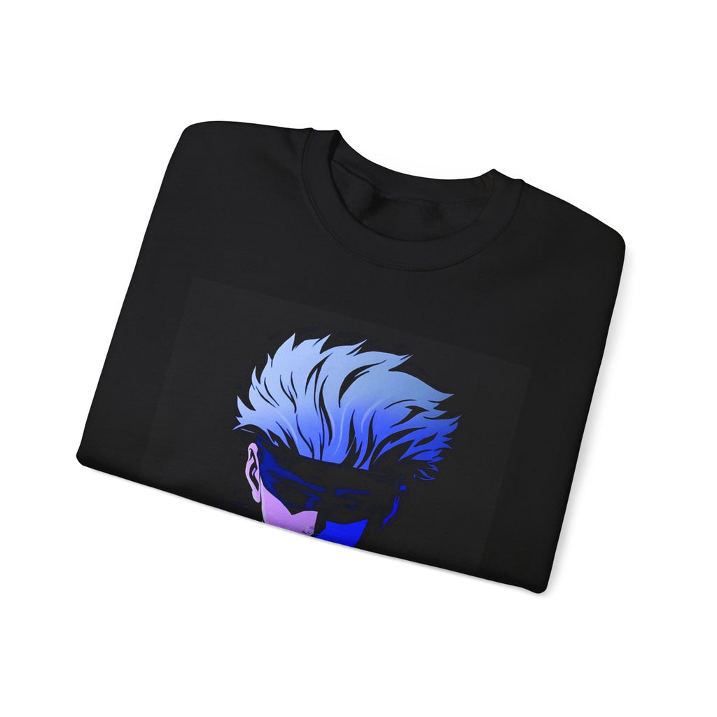 Anime Jujutsu Kaisen Sweatshirt — Blue Midnight Portrait Crewneck