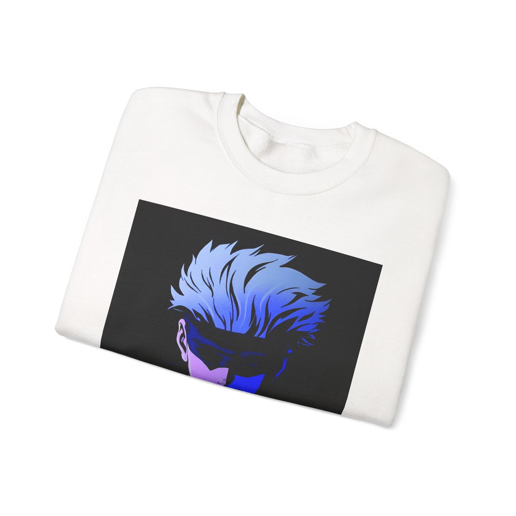 Anime Jujutsu Kaisen Sweatshirt — Blue Midnight Portrait Crewneck