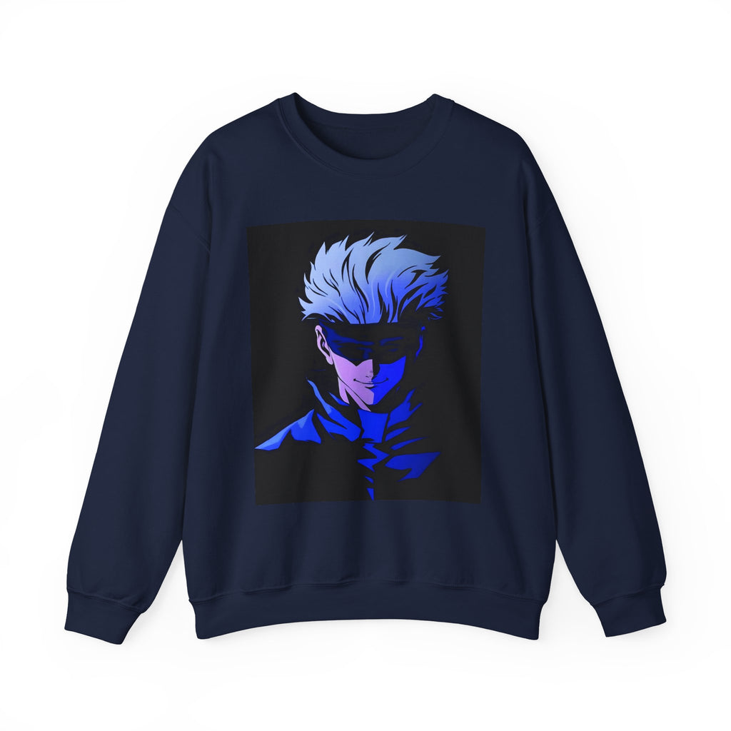 Anime Jujutsu Kaisen Sweatshirt — Blue Midnight Portrait Crewneck